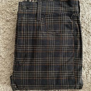 American Eagle Plaid Jeans